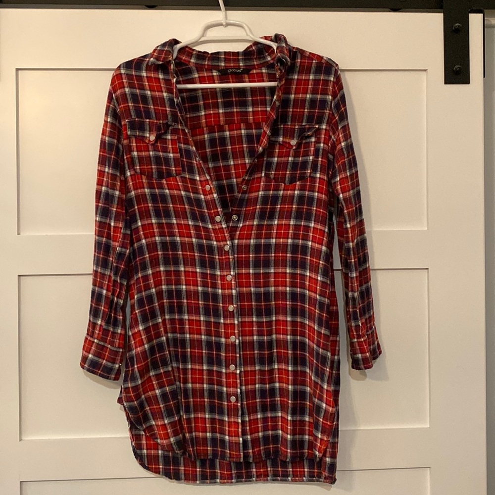 Plaid Button Up
